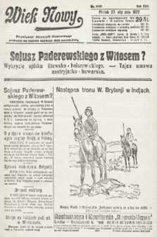 Wiek Nowy : popularny dziennik ilustrowany. 1922, nr 6197