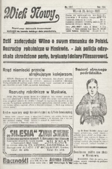 Wiek Nowy : popularny dziennik ilustrowany. 1922, nr 6217