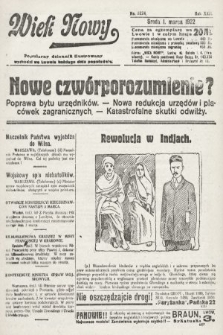 Wiek Nowy : popularny dziennik ilustrowany. 1922, nr 6224