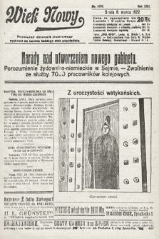 Wiek Nowy : popularny dziennik ilustrowany. 1922, nr 6230