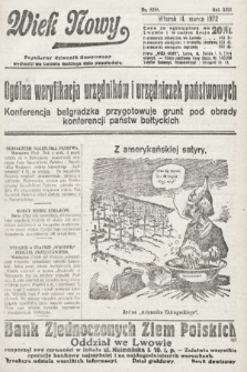 Wiek Nowy : popularny dziennik ilustrowany. 1922, nr 6235