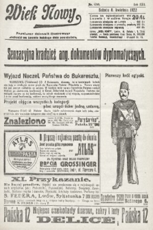Wiek Nowy : popularny dziennik ilustrowany. 1922, nr 6248