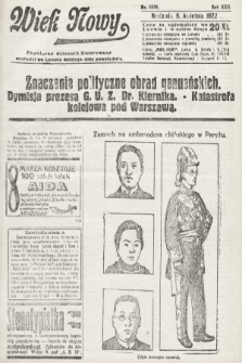 Wiek Nowy : popularny dziennik ilustrowany. 1922, nr 6249