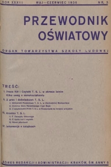 Przewodnik Oświatowy : organ Towarzystwa Szkoły Ludowej. 1936, nr 3