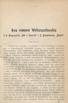 Przewodnik Naukowy i Literacki : dodatek do Gazety Lwowskiej. 1919, z. 7