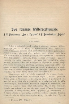 Przewodnik Naukowy i Literacki : dodatek do Gazety Lwowskiej. 1919, z. 8