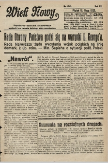 Wiek Nowy : popularny dziennik ilustrowany. 1920, nr 5742