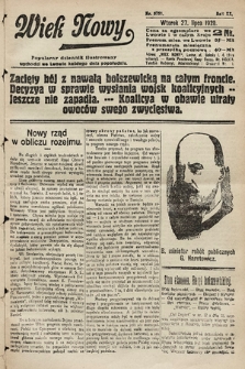 Wiek Nowy : popularny dziennik ilustrowany. 1920, nr 5751
