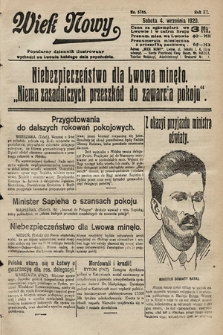 Wiek Nowy : popularny dziennik ilustrowany. 1920, nr 5785