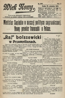 Wiek Nowy : popularny dziennik ilustrowany. 1920, nr 5806