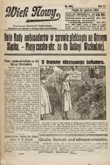 Wiek Nowy : popularny dziennik ilustrowany. 1920, nr 5881