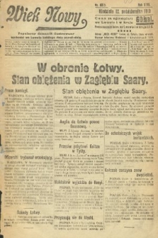 Wiek Nowy : popularny dziennik ilustrowany. 1919, nr 5517