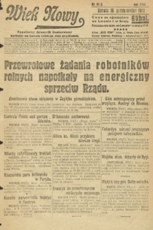 Wiek Nowy : popularny dziennik ilustrowany. 1919, nr 5522