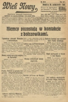 Wiek Nowy : popularny dziennik ilustrowany. 1919, nr 5529