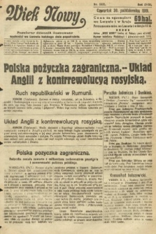 Wiek Nowy : popularny dziennik ilustrowany. 1919, nr 5532