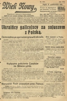 Wiek Nowy : popularny dziennik ilustrowany. 1919, nr 5533