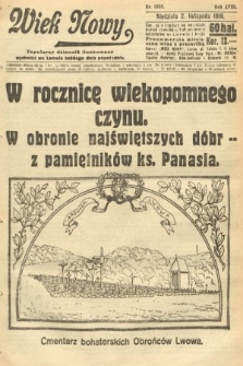 Wiek Nowy : popularny dziennik ilustrowany. 1919, nr 5535