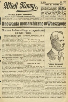 Wiek Nowy : popularny dziennik ilustrowany. 1919, nr 5546