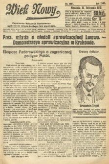 Wiek Nowy : popularny dziennik ilustrowany. 1919, nr 5547