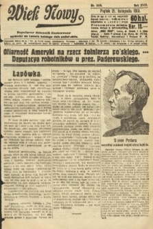 Wiek Nowy : popularny dziennik ilustrowany. 1919, nr 5551