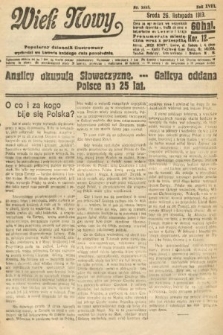 Wiek Nowy : popularny dziennik ilustrowany. 1919, nr 5555