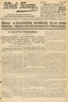 Wiek Nowy : popularny dziennik ilustrowany. 1919, nr 5556
