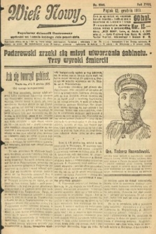 Wiek Nowy : popularny dziennik ilustrowany. 1919, nr 5568