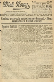 Wiek Nowy : popularny dziennik ilustrowany. 1919, nr 5569