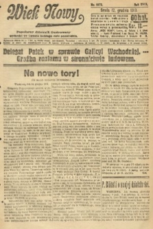 Wiek Nowy : popularny dziennik ilustrowany. 1919, nr 5572