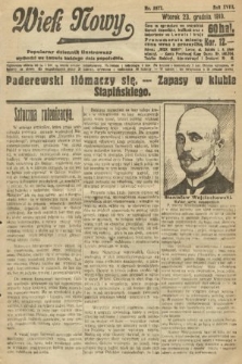 Wiek Nowy : popularny dziennik ilustrowany. 1919, nr 5577