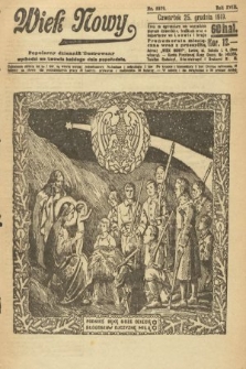 Wiek Nowy : popularny dziennik ilustrowany. 1919, nr 5579