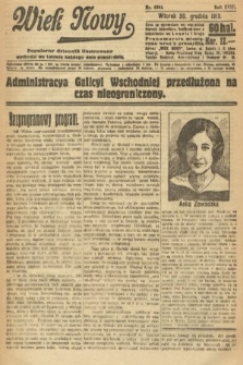 Wiek Nowy : popularny dziennik ilustrowany. 1919, nr 5581