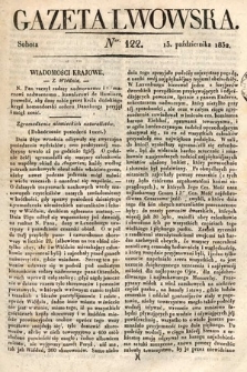 Gazeta Lwowska. 1832, nr 122