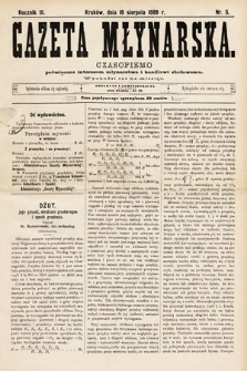 Gazeta Młynarska : czasopismo poświęcone interesom młynarstwa i handlowi zbożowemu. 1888, nr 5