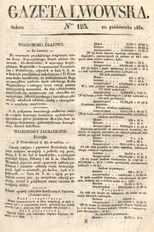 Gazeta Lwowska. 1832, nr 125