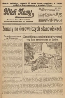 Wiek Nowy : popularny dziennik ilustrowany. 1926, nr 7358