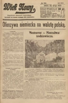 Wiek Nowy : popularny dziennik ilustrowany. 1926, nr 7397