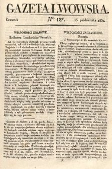 Gazeta Lwowska. 1832, nr 127