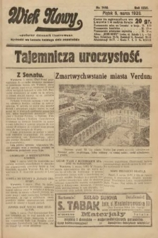 Wiek Nowy : popularny dziennik ilustrowany. 1926, nr 7408