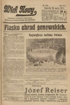 Wiek Nowy : popularny dziennik ilustrowany. 1926, nr 7419
