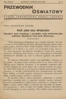 Przewodnik Oświatowy : organ Towarzystwa Szkoły Ludowej. 1937, nr 2
