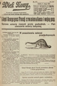 Wiek Nowy : popularny dziennik ilustrowany. 1922, nr 6270