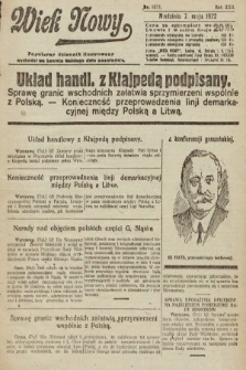 Wiek Nowy : popularny dziennik ilustrowany. 1922, nr 6271