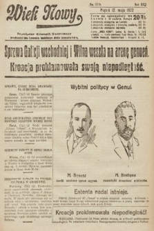 Wiek Nowy : popularny dziennik ilustrowany. 1922, nr 6275