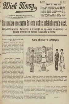 Wiek Nowy : popularny dziennik ilustrowany. 1922, nr 6279