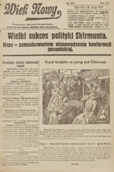 Wiek Nowy : popularny dziennik ilustrowany. 1922, nr 6280