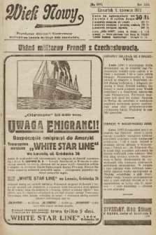 Wiek Nowy : popularny dziennik ilustrowany. 1922, nr 6291