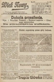 Wiek Nowy : popularny dziennik ilustrowany. 1922, nr 6297