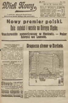 Wiek Nowy : popularny dziennik ilustrowany. 1922, nr 6305