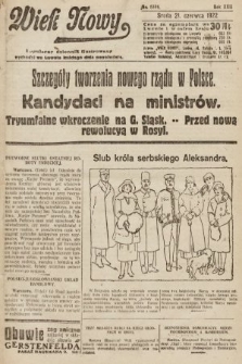 Wiek Nowy : popularny dziennik ilustrowany. 1922, nr 6306